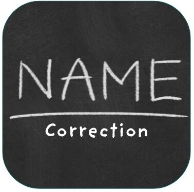 Name Correction