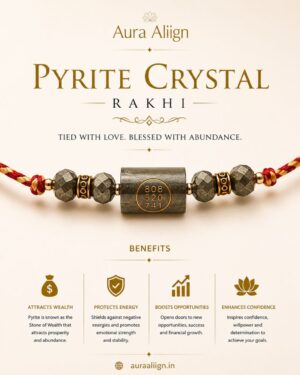 Pyrite Crystal Rakhi